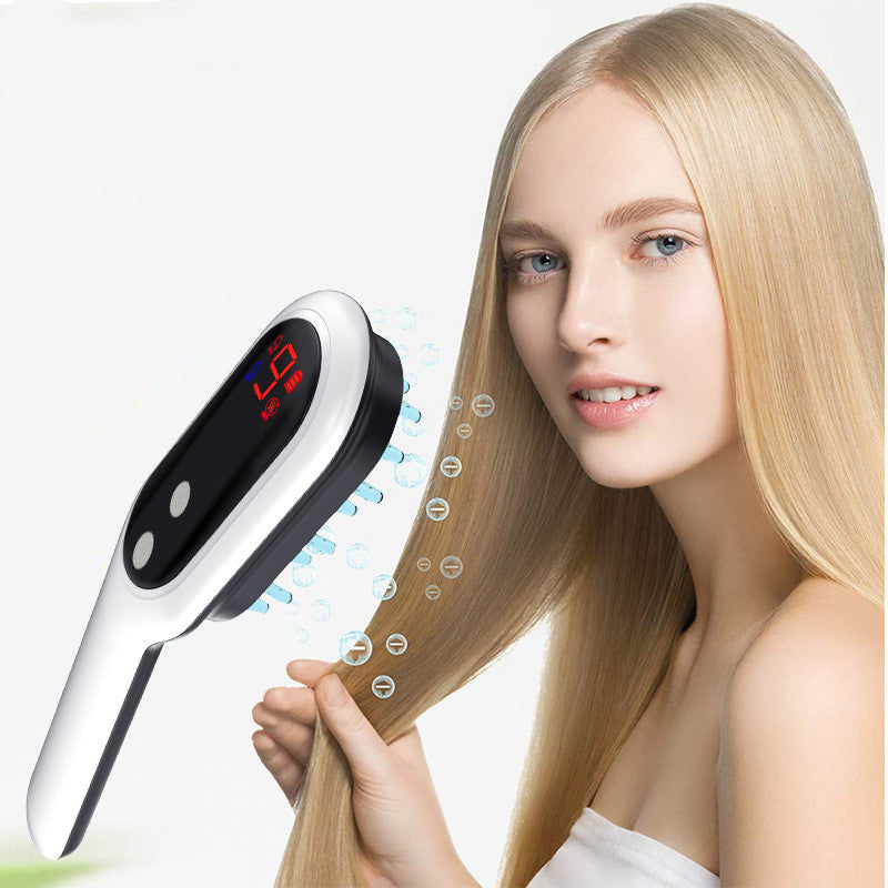 Peine de masaje eléctrico para fisioterapia, peine para el cabello, masajeador de cabeza, terapia magnética